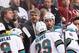 GLENDALE, AZ - MARCH 29: Head coach Todd McLellan of the San Jose Sharks talks with his team during a time out from the NHL game against the Phoenix Coyotes at Jobing.com Arena on March 29, 2012 in Glendale, Arizona. The Coyotes defeated the Sharks 2-0. (Photo by Christian Petersen/Getty Images)