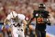 GLENDALE, AZ - JANUARY 02: Justin Blackmon #81 of the Oklahoma State Cowboys catches a 67-yard touchdown reception in the second quarter against Chase Thomas #44 of the Stanford Cardina during the Tostitos Fiesta Bowl on January 2, 2012 at University of Phoenix Stadium in Glendale, Arizona.(Photo by Christian Petersen/Getty Images)