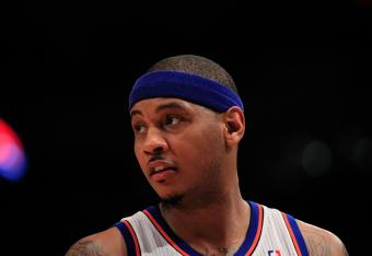 Carmelo Anthony is having another high scoring afternoon.