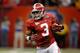 NEW ORLEANS, LA - JANUARY 09: Trent Richardson #3 of the Alabama Crimson Tide runs with the ball against the Louisiana State University Tigers during the 2012 Allstate BCS National Championship Game at Mercedes-Benz Superdome on January 9, 2012 in New Orleans, Louisiana. (Photo by Chris Graythen/Getty Images)