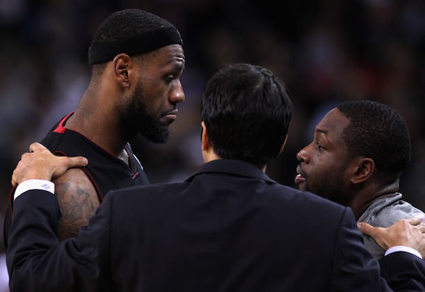 LeBron Playing; Wade, Bosh and Turiaf Sitting vs. Rockets