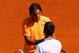 MONTE-CARLO, MONACO - APRIL 22: Rafael Nadal of Spain shakes hands with Novak Djokovic of Serbia at the net after his straight sets victory in the final during day eight of the ATP Monte Carlo Masters, at Monte-Carlo Sporting Club on April 22, 2012 in Monte-Carlo, Monaco.. (Photo by Clive Brunskill/Getty Images)