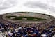 KANSAS CITY, KS - APRIL 22: A general view of race action during the NASCAR Sprint Cup Series STP 400 at Kansas Speedway on April 22, 2012 in Kansas City, Kansas. (Photo by Jerry Markland/Getty Images for NASCAR)