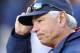 DETROIT, MI - APRIL 07: Boston Red Sox manager Bobby Valentine #25 watches the action during the game against the Detroit Tigers at Comerica Park on April 7, 2012 in Detroit, Michigan. The Tigers defeated the Red Sox 10-0. (Photo by Leon Halip/Getty Images)