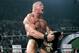 Brock Celebrating His Win Over The Rock at Summerslam 2002