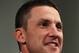 ALAMEDA, CA - JANUARY 30: New Oakland Raiders head coach Dennis Allen looks on during a press conference on January 30, 2012 in Alameda, California. Dennis Allen was introduced as the new coach of the Oakland Raiders, replacing Hue Jackson who was fired after one season. (Photo by Justin Sullivan/Getty Images)