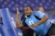 INDIANAPOLIS, IN - FEBRUARY 27: Defensive lineman Dontari Poe of Memphis takes part in a drill during the 2012 NFL Combine at Lucas Oil Stadium on February 27, 2012 in Indianapolis, Indiana. (Photo by Joe Robbins/Getty Images)
