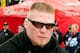 DAYTONA BEACH, FL - FEBRUARY 13: MMA fighter Brock Lesnar walks in the garage area during practice for the Daytona 500 at Daytona International Speedway on February 13, 2010 in Daytona Beach, Florida. (Photo by Sam Greenwood/Getty Images for NASCAR)