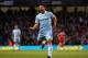 MANCHESTER, ENGLAND - APRIL 11: Sergio Aguero of Manchester City celebrates scoring the opening goal during the Barclays Premier League match between Manchester City and West Bromwich Albion at the Etihad Stadium on April 11, 2012 in Manchester, England. (Photo by Alex Livesey/Getty Images)