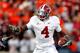 AUBURN, AL - NOVEMBER 27: Mark Barron #4 of the Alabama Crimson Tide against the Auburn Tigers at Jordan-Hare Stadium on November 27, 2009 in Auburn, Alabama. (Photo by Kevin C. Cox/Getty Images)