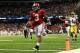 NEW ORLEANS, LA - JANUARY 09: Trent Richardson #3 of the Alabama Crimson Tide celebrates after scoring a touchdown in the fourth quarter against the Louisiana State University Tigers during the 2012 Allstate BCS National Championship Game at Mercedes-Benz Superdome on January 9, 2012 in New Orleans, Louisiana. (Photo by Ronald Martinez/Getty Images)
