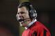 LOUISVILLE, KY - NOVEMBER 29: Head Coach Greg Schiano of the Rutgers Scarlet Knights calls out from the sideline during the Big East Conference game against the Louisville Cardinals on November 29, 2007 at Papa John's Stadium. (Photo by Andy Lyons/Getty Images)
