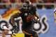 GLENDALE, AZ - JANUARY 02: Justin Blackmon #81 of the Oklahoma State Cowboys catches a 67-yard touchdown reception in the second quarter against Terrence Brown #6 of the Stanford Cardinal during the Tostitos Fiesta Bowl on January 2, 2012 at University of Phoenix Stadium in Glendale, Arizona. (Photo by Christian Petersen/Getty Images)