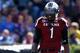 COLUMBIA, SC - NOVEMBER 12: Alshon Jeffery #1 of the South Carolina Gamecocks smiles as he lines up for a play against the Florida Gators during their game at Williams-Brice Stadium on November 12, 2011 in Columbia, South Carolina. (Photo by Streeter Lecka/Getty Images)