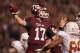COLLEGE STATION, TX - NOVEMBER 24: Ryan Tannehill #17 of the Texas A&M Aggies throws a pass against the Texas Longhorns in the second half of a game at Kyle Field on November 24, 2011 in College Station, Texas. (Photo by Darren Carroll/Getty Images)