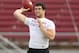 STANFORD, CA - NOVEMBER 12: Andrew Luck #12 of the Stanford Cardinal warms up before their game against the Oregon Ducks at Stanford Stadium on November 12, 2011 in Stanford, California. (Photo by Ezra Shaw/Getty Images)