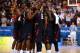 BEIJING - AUGUST 12: The United States men's basketball team gathers after defeating Angola after the men's preliminary round basketball game at the Beijing Olympic Basketball Gymnasium during Day 4 of the Beijing 2008 Olympic Games on August 12, 2008 in Beijing, China. (Photo by Jamie Squire/Getty Images)