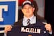 NEW YORK, NY - APRIL 26: Shea McClellin (R) of Boise State holds up a jersey as he stands on stage after he was selected #19 overall by the Chicago Bears in the first round of the 2012 NFL Draft at Radio City Music Hall on April 26, 2012 in New York City. (Photo by Al Bello/Getty Images)