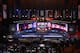 NEW YORK, NY - APRIL 26: A detail view of the draft stage during the 2012 NFL Draft at Radio City Music Hall on April 26, 2012 in New York City. (Photo by Al Bello/Getty Images)