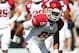 TUSCALOOSA, AL - SEPTEMBER 24: Greg Childs #85 of the Arkansas Razorbacks against the Alabama Crimson Tide at Bryant-Denny Stadium on September 24, 2011 in Tuscaloosa, Alabama. (Photo by Kevin C. Cox/Getty Images)