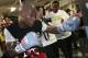 LAS VEGAS, NV - APRIL 24: Boxer Floyd Mayweather Jr. trains during his media workout at Mayweather Boxing Gym on April 24, 2012 in Las Vegas, Nevada. (Photo by Jeff Bottari/Getty Images)