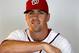 VIERA, FL - FEBRUARY 28: Tyler Moore #57 of the Washington Nationals poses during photo day at Space Coast Stadium on February 28, 2012 in Viera, Florida. (Photo by Mike Ehrmann/Getty Images)