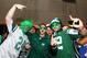 NEW YORK, NY - APRIL 26: Fans of the New York Jets show support for their team outside of Radio City Music Hall during the 2012 NFL Draft at Radio City Music Hall on April 26, 2012 in New York City. (Photo by Al Bello/Getty Images)