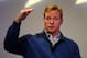 BALTIMORE, MD - JANUARY 15: NFL Commissioner Roger Goodell speaks to fans during a Q&A prior to the AFC Divisional playoff game between the Houston Texans and the Baltimore Ravens at M&T Bank Stadium on January 15, 2012 in Baltimore, Maryland. (Photo by Patrick McDermott/Getty Images)