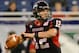 DETROIT, MI - DECEMBER 02: Chandler Harnish #12 of the Northern Illinois Huskies throws a pass in the first quarter of the MAC Championship game against the Ohio Bobcats at Ford Field on December 2, 2011 in Detroit, Michigan. The Huskies defeated the Bobcats 23-20. (Photo by Mark A. Cunningham/Getty Images)