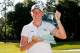 Stacy Lewis won the trophy at the Mobile Bay LPGA Classic