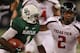 ARLINGTON, TX - NOVEMBER 26: Kendall Wright #1 of the Baylor Bears runs the ball against Cornelius Douglas #2 of the Texas Tech Red Raiders at Cowboys Stadium on November 26, 2011 in Arlington, Texas. (Photo by Ronald Martinez/Getty Images)