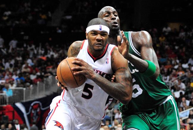 Josh Smith helped Atlanta jump out on a 9-0 run.