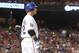 ARLINGTON, TX - APRIL 28: Craig Gentry #23 of the Texas Rangers wait to bat against the Tampa Bay Rays at Rangers Ballpark in Arlington on April 28, 2012 in Arlington, Texas. (Photo by Rick Yeatts/Getty Images)