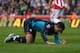 STOKE ON TRENT, ENGLAND - APRIL 28: Robin Van Persie of Arsenal shows his dejection after a near miss during the Barclays Premier League match between Stoke City and Arsenal at Britannia Stadium on April 28, 2012 in Stoke on Trent, England. (Photo by Clive Brunskill/Getty Images)