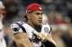 HOUSTON - JANUARY 03:Linebacker Junior Seau #55 of the New England Patriots during warm ups at Reliant Stadium on January 3, 2010 in Houston, Texas. (Photo by Bob Levey/Getty Images)