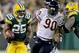 GREEN BAY, WI - DECEMBER 25: Ryan Grant #25 of the Green Bay Packers carries the ball against the Chicago Bears at Lambeau Field on December 25, 2011 in Green Bay, Wisconsin. (Photo by Matthew Stockman/Getty Images)