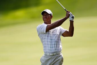Tiger made birdie at his second hole No 11