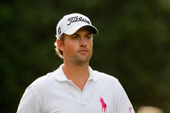 Webb Simpson birdied No. 15 to get to 9 under-par