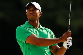 Tiger needs to find some birdies quick if he wants to play on the weekend.