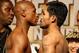 Mayweather and Pacquiao before their proposed bout was cancelled.