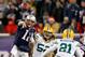 FOXBORO, MA - DECEMBER 19: Quarterback Tom Brady #12 of the New England Patriots throws a pass against the Green Bay Packers in the first quarter of the game at Gillette Stadium on December 19, 2010 in Foxboro, Massachusetts. (Photo by Jim Rogash/Getty Images)