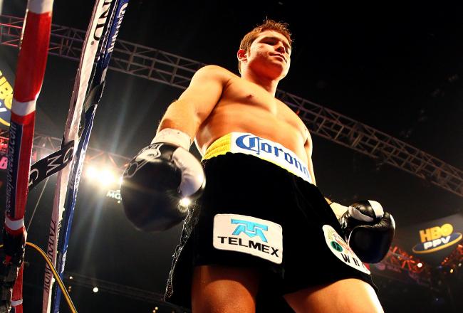 Canelo up after three rounds.