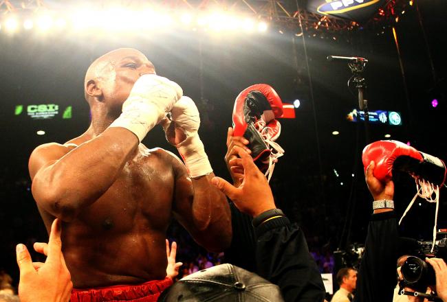 Mayweather came on late and looked good.