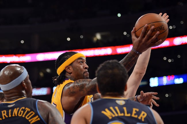Jordan Hill has a double-double in his sights tonight.