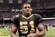 NEW ORLEANS - NOVEMBER 21: Jonathan Vilma #51 of the New Orleans Saints against the Seattle Seahawks at Louisiana Superdome on November 21, 2010 in New Orleans, Louisiana. (Photo by Kevin C. Cox/Getty Images)