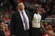 CHICAGO, IL - MAY 01: Head coach Tom Thibodeau of the Chicago Bulls reacts to a call against the Bulls by referee Courtney Kirkland #61 against the Philadelphia 76ers in Game Two of the Eastern Conference Quarterfinals during the 2012 NBA Playoffs at the United Center on May 1, 2012 in Chicago, Illinois. The 76ers defeated the Bulls 109-92. NOTE TO USER: User expressly acknowledges and agrees that, by downloading and or using this photograph, User is consenting to the terms and conditions of the Getty Images License Agreement. (Photo by Jonathan Daniel/Getty Images)