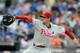 NEW YORK, NY - SEPTEMBER 24: Cole Hamels #35 of the Philadelphia Phillies throws a pitch in the sixth inning against the New York Mets at Citi Field on September 24, 2011 in the Flushing neighborhood of the Queens borough of New York City. (Photo by Patrick McDermott/Getty Images)