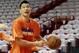 MIAMI, FL - APRIL 28: Guard Jeremy Lin of the New York Knicks works out prior to his team taking on the Miami Heat in Game One of the Eastern Conference Quarterfinals in the 2012 NBA Playoffs on April 28, 2012 at the American Airines Arena in Miami, Florida. NOTE TO USER: User expressly acknowledges and agrees that, by downloading and or using this photograph, User is consenting to the terms and conditions of the Getty Images License Agreement. (Photo by Marc Serota/Getty Images)