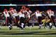 ST. LOUIS, MO - DECEMBER 18: Andy Dalton #14 of the Cincinnati Bengals hands there ball off to Cedric Benson #32 of the Cincinnati Bengals against the St. Louis Rams at the Edward Jones Dome on December 18, 2011 in St. Louis, Missouri. The Bengals beat the Rams 20-13. (Photo by Dilip Vishwanat/Getty Images)