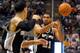 SALT LAKE CITY, UT - MAY 05: Tim Duncan #21 of the San Antonio Spurs passes the ball during the third quarter of Game Three of the Western Conference Quarterfinals against the Utah Jazz during the 2012 NBA Playoffs at EnergySolutions Arena on May 5, 2012 in Salt Lake City, Utah. The Spurs won 102-90. NOTE TO USER: User expressly acknowledges and agrees that, by downloading and or using this photograph, User is consenting to the terms and conditions of the Getty Images License Agreement. (Photo by Steve Dykes/Getty Images)